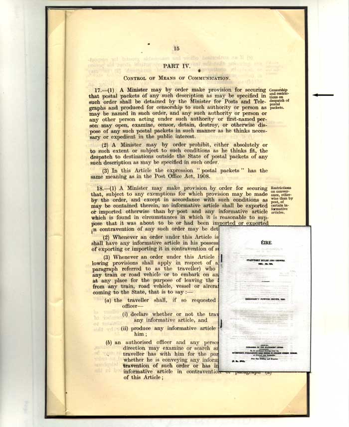 Emergency Powers Order 1939