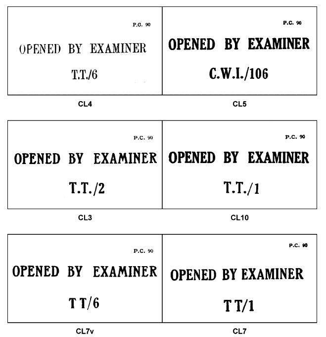 St Lucia PC 90 censor tape types