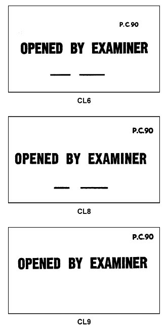 St Lucia PC 90 censor tape types